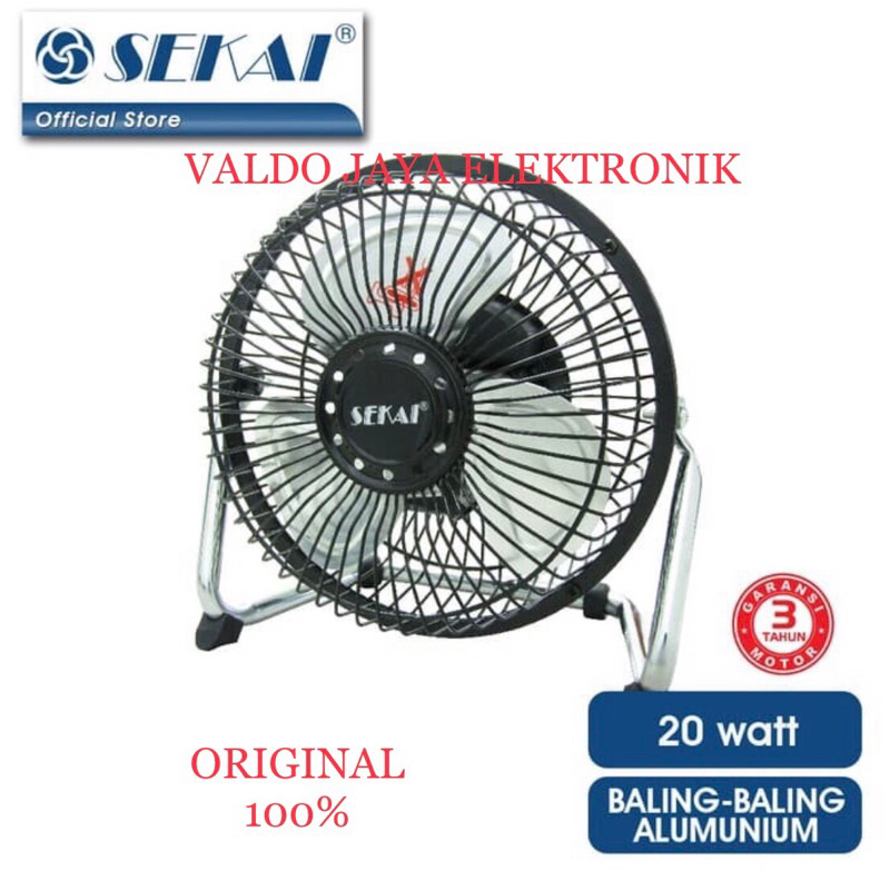 SEKAI Deskfan 6” HFN-650 Kipas Angin Meja HFN650 Kipas Angin Duduk HFN 650