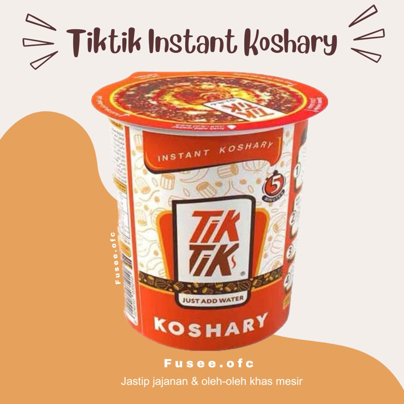 

Tik Tik Instant Koshary / Egyptian food / makanan tradisional mesir