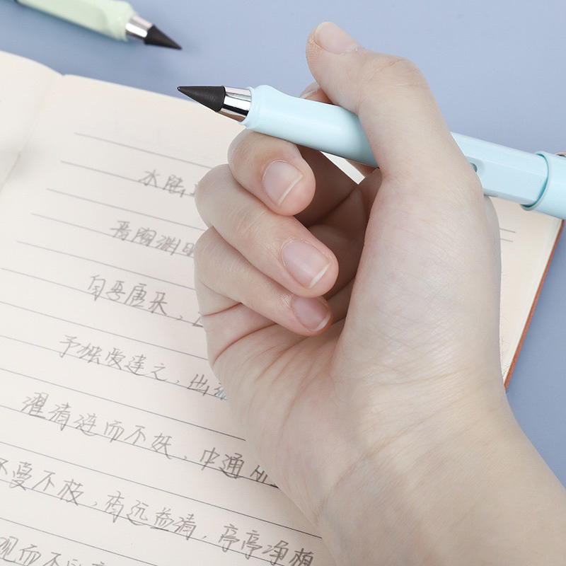 PENSIL ETERNAL AJAIB REFIL UNLIMITED TANPA RAUTAN WARNA MACARON / ALAT TULIS ANAK SEKOLAH