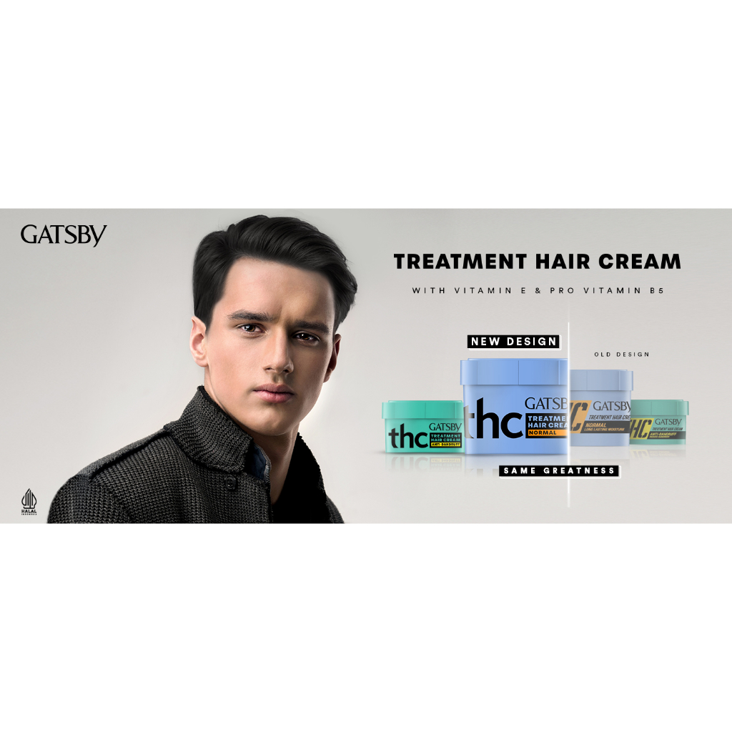 Gatsby THC Treatment Hair Cream Normal 70gr Minyak Rambut