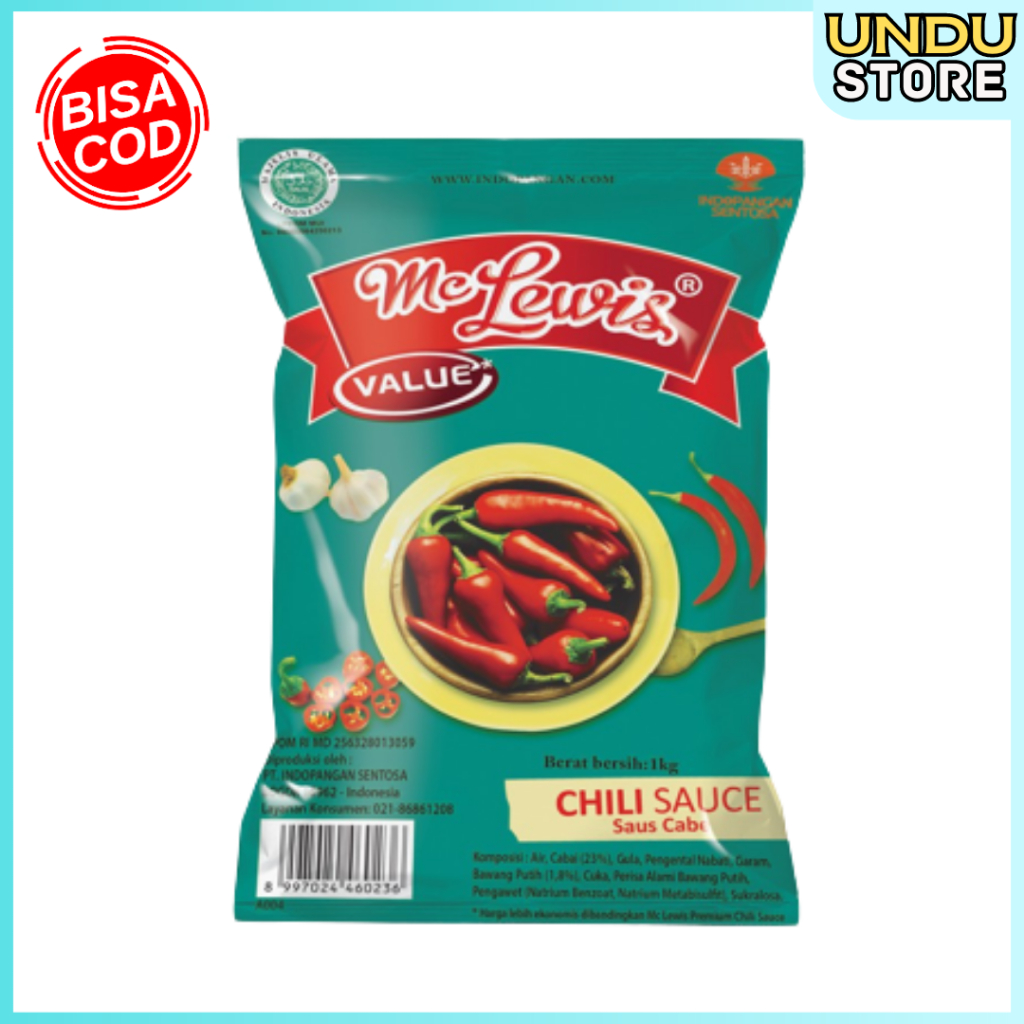 

Saos Sambal Cabe Mc Lewis 500g