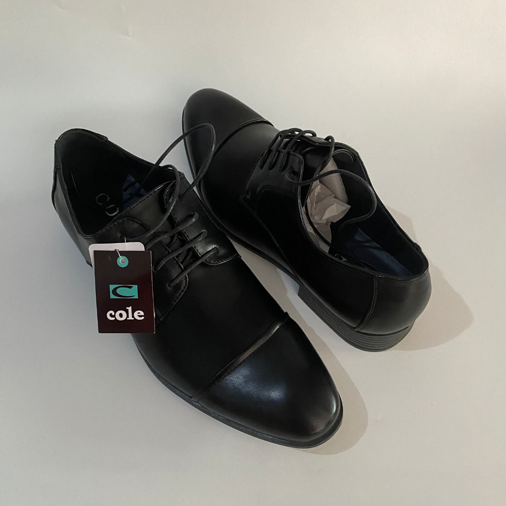 Sepatu Formal Pria Hitam COLE Oxford Size 40-43