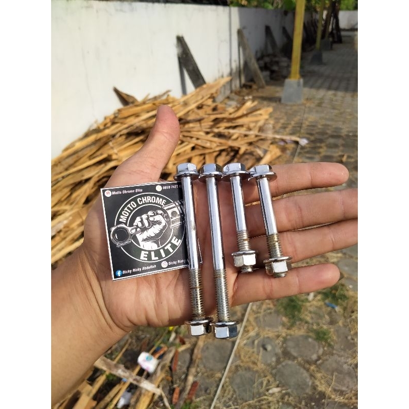 CROME BAUT PANGKON MESIN TIGER TIREV