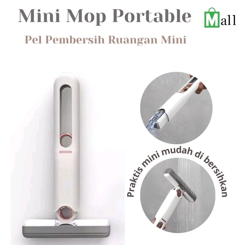 MOP - Portable Mini Sponge Alat Pel Mudah Disimpan Pembersih Lantai Keramik