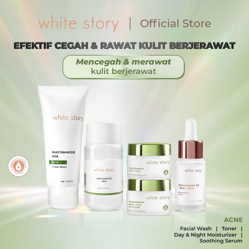 White Story Paket Acne Care (FREE POUCH)