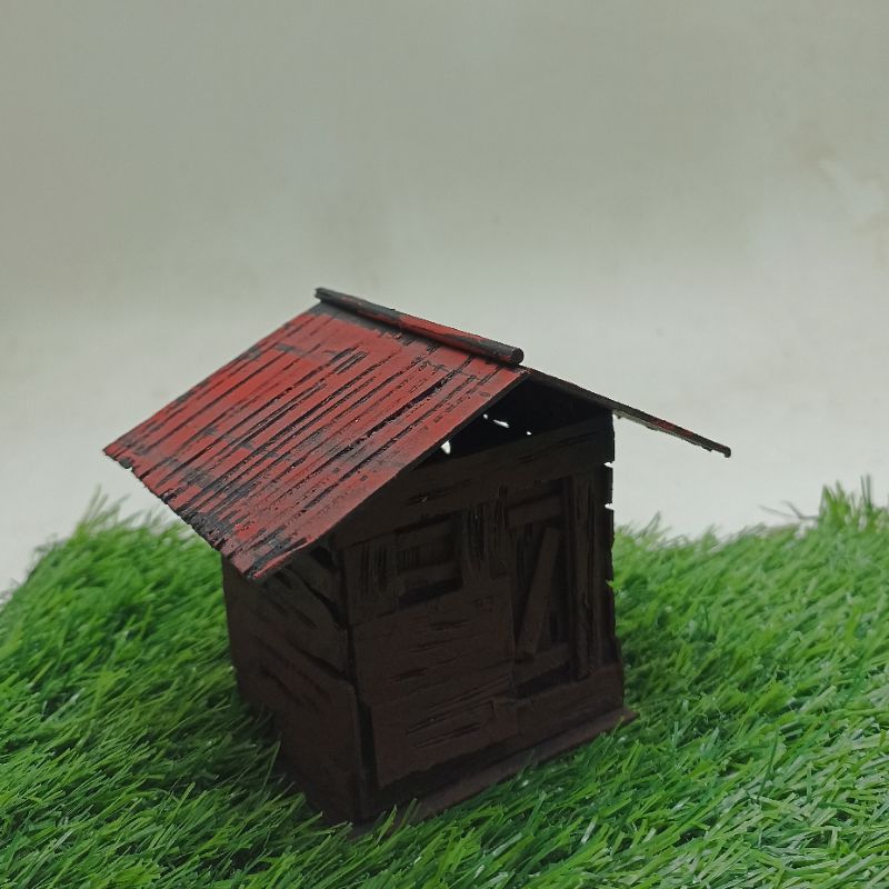 Gubuk derita hiasan Aquascape dari PVC