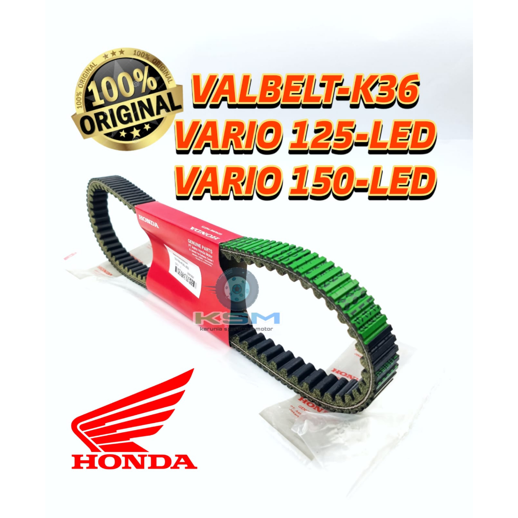 V-BELT HONDA VARIO 150 LED VARIO 125 FI ESP LED K36 ORIGINAL PANBELT V BELT ONLY ORIGINAL AHM VANBEL