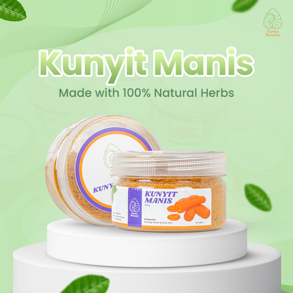 

Promo Terlaris Kunyit Manis, Kunyit Bubuk, Kunyit Instan Herba Mommy