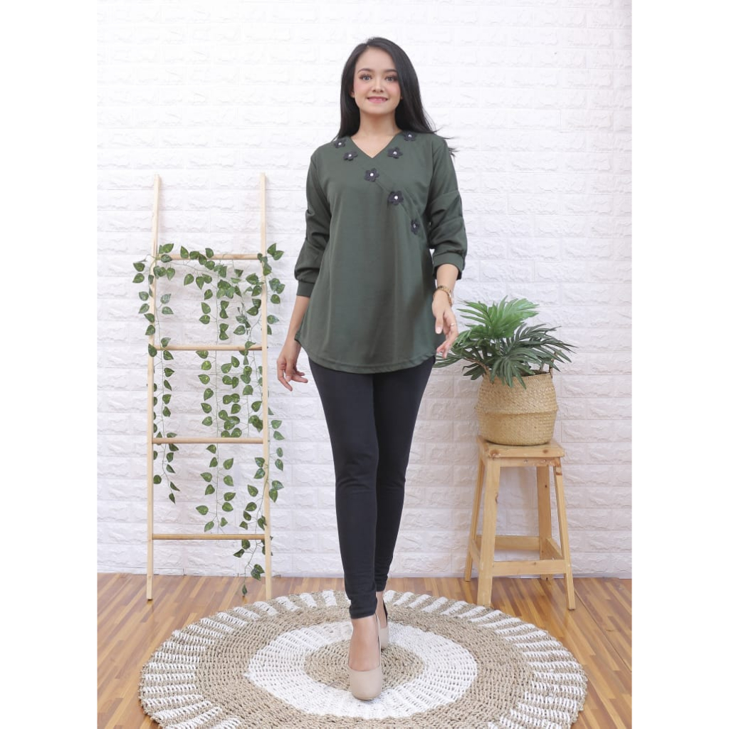 ATASAN WANITA / FASHION WANITA /  ATASAN IBU IBU / BAJU IBU IBU / FASHION IBU IBU / ATASAN MURAH IBU