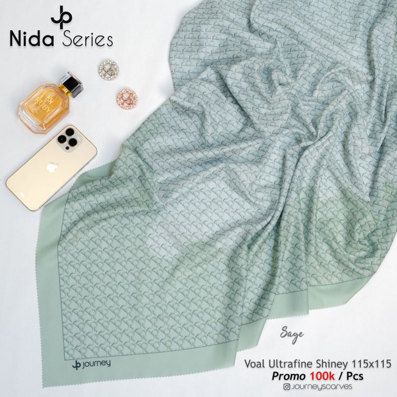 JOURNEY HIJAB/KERUDUNG JOURNEY/JOURNEY SCARVES/HIJAB JOURNEY MOTIF NIDA SERIES