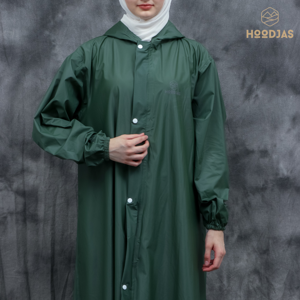 HOODJAS RAINCOAT/JAS HUJAN WANITA SHAR'I/ GAMIS,ANTI REMBES