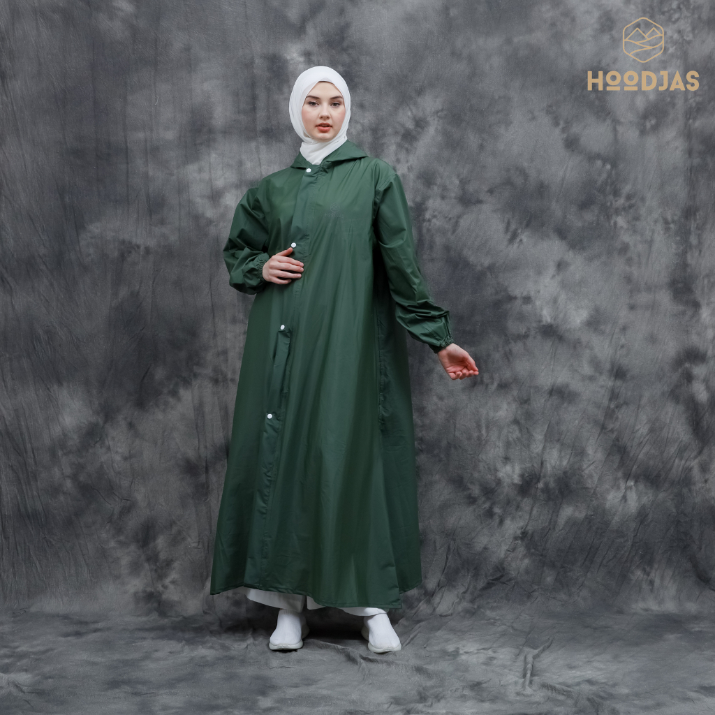 HOODJAS RAINCOAT/JAS HUJAN WANITA SHAR'I/ GAMIS,ANTI REMBES