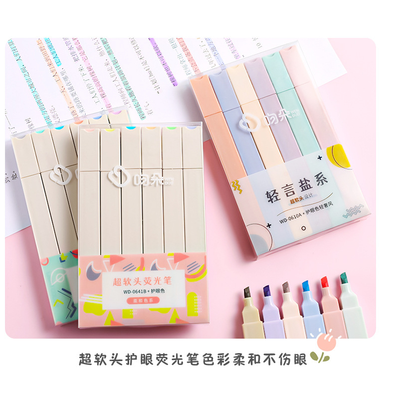

Stabilo / Penanda Warna Aesthetic/ Higlighter Soft Colour / 6 Pcs / Journal Stuff