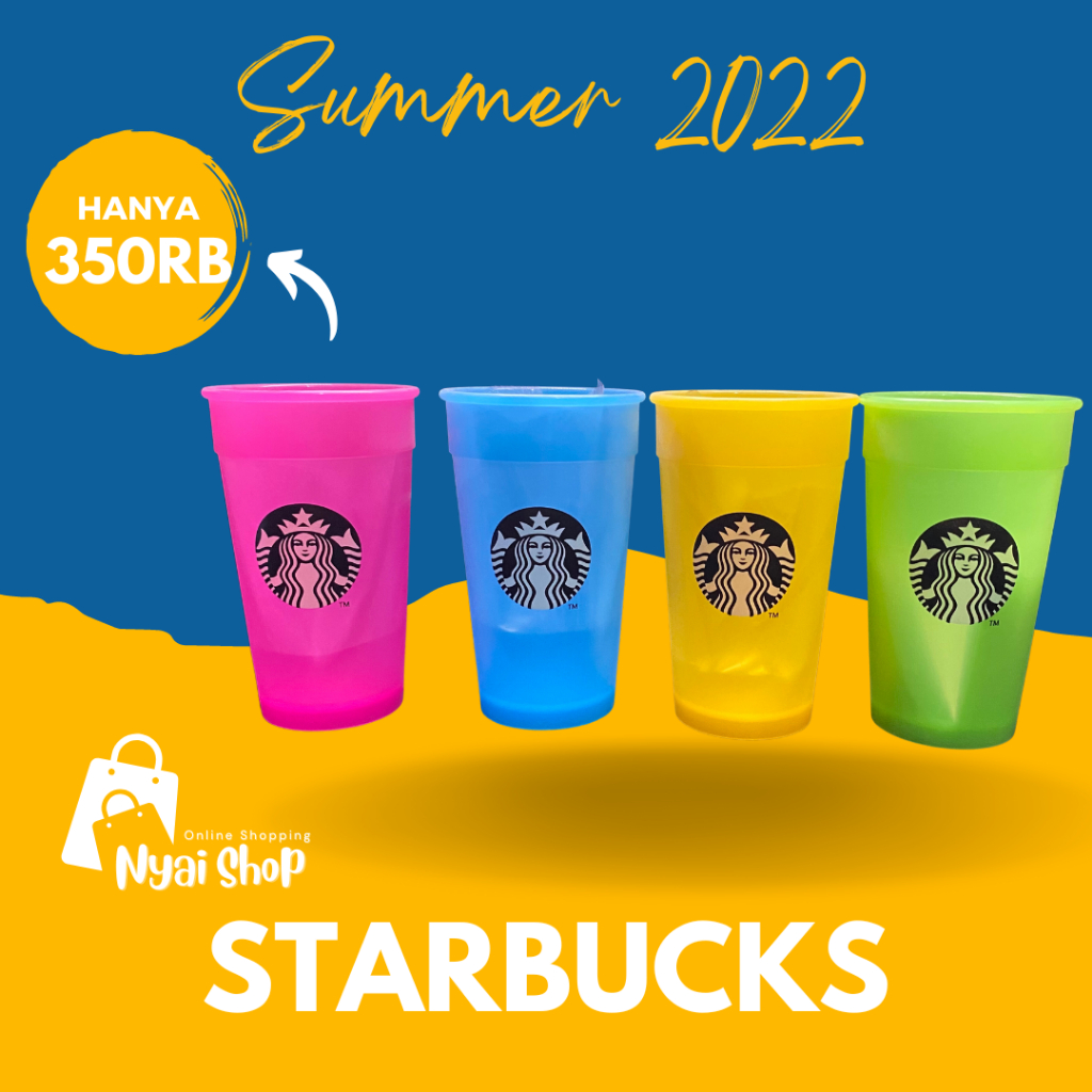 Starbucks Color Changing Cold Cup Summer 2022 Set 12oz