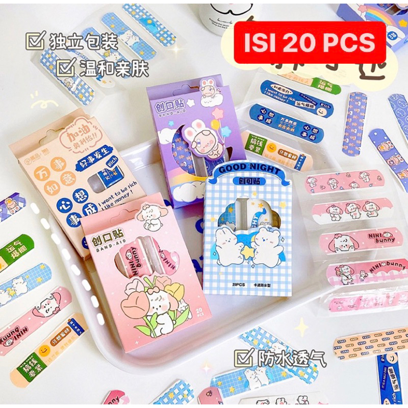 Hansaplast Anak &amp; Dewasa 1 BOX ISI 20 PCS ANTI AIR/ Plester Luka Waterproof