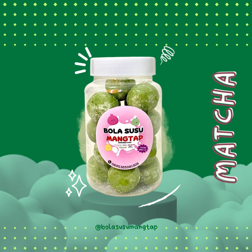 

Bola Susu Matcha | Bola Susu Dancow 180 gr