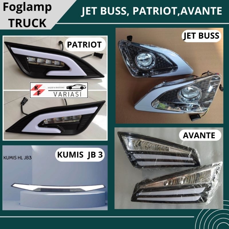 Foglamp Jetbus 3 patriot Avante Lampu Kabut Jetbus 3