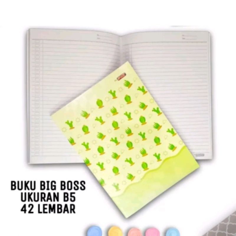 

BUKU TULIS GARIS BIGBOSS ISI 42 LEMBAR MERK SIDU