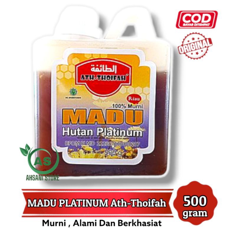 

Madu Hutan Platinum Murni Riau Sialang Ath-Thoifah Asli Dan Berkhasiat 500 Gram