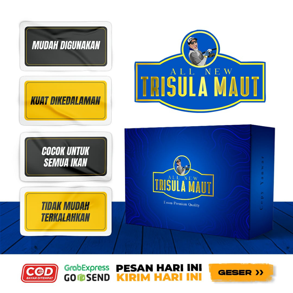 Terbaru Trisula Maut Essen Premium Quality Original