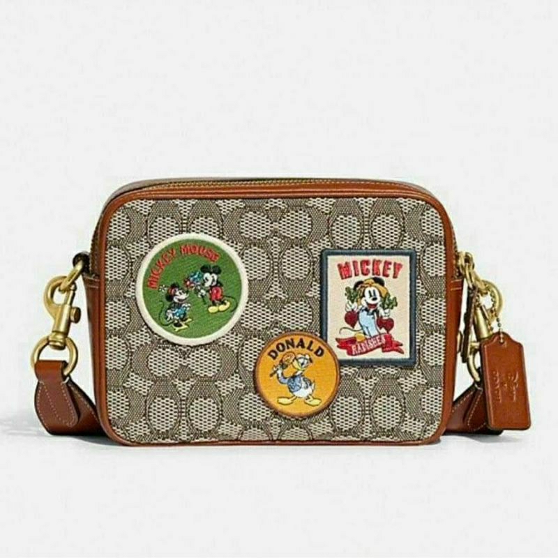 Coach Flight Bag19 Signature Textile Disney