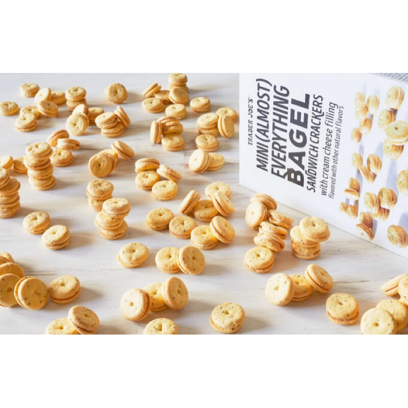 

Trader Joe's Mini (Almost) Everything Bagel Sandwich Crackers