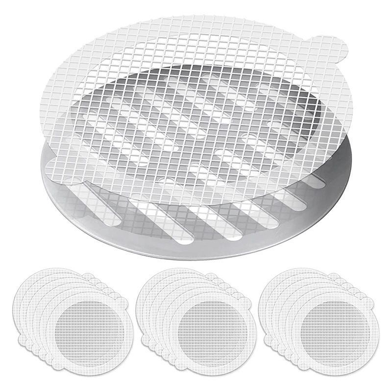 Saringan Rambut Kamar Mandi 30pcs Stiker Saringan Rambut Disposable Hair Catcher Shower Drain Cover