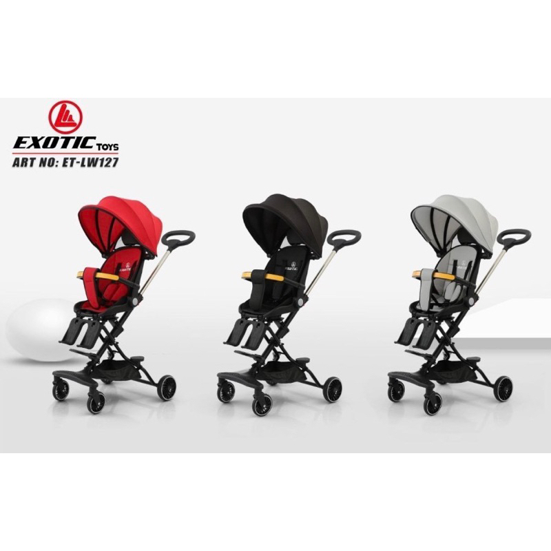 MAGIC STROLLER EXOTIC LW127 LW 127 ADJUSTABLE SEAT BISA DUDUK, REBAH, TIDUR