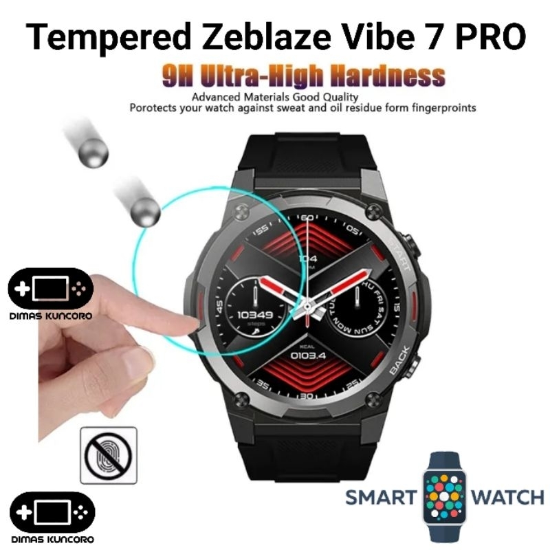 Tempered Zeblaze Vibe 7 PRO Anti Gores Glass Screen Guard LCD Layar