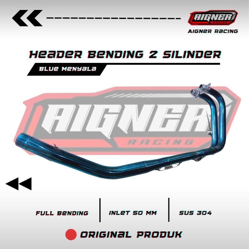 Header Bending Bluemoon Ninja250fi R25 Mt25 Cbr250rr Inlet 50mm Original AIGNER EXHAUST