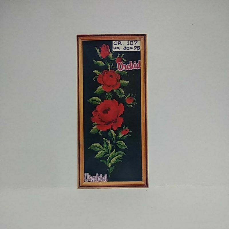 Paket Sulam Strimin Kristik Orchid 107