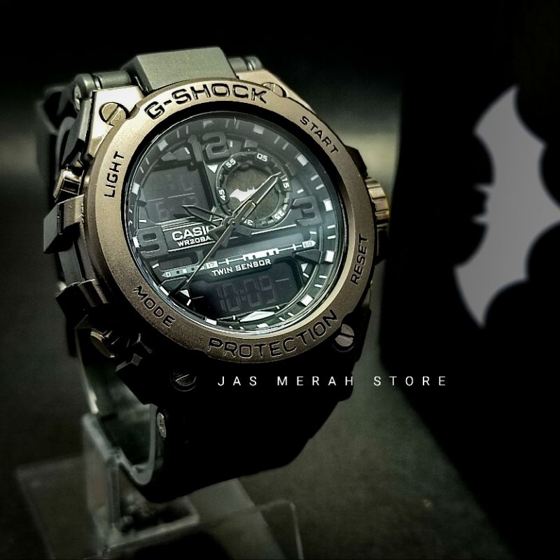 Jam Tangan Batman X G Shock GST Black + Bonus