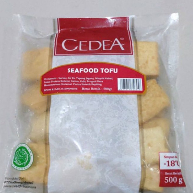 

Cedea Seafood Tofu 500gr Premium