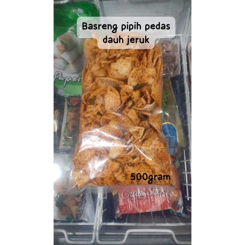 

Basreng pipih jeruk purut
