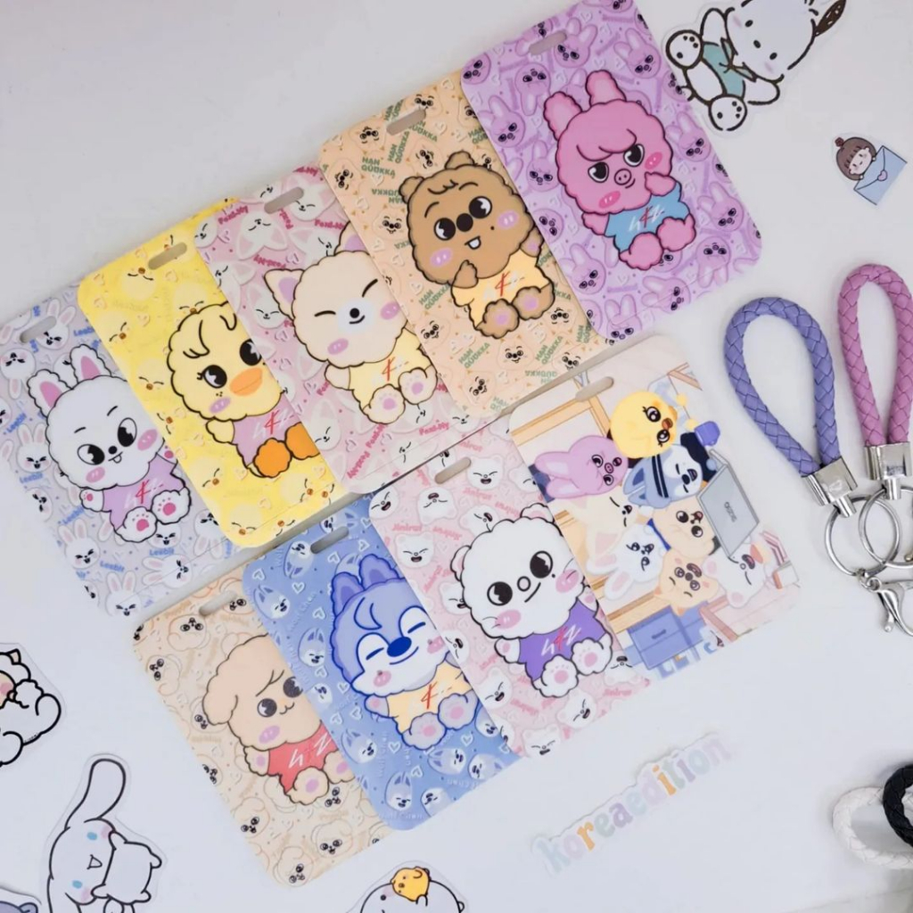 NEW Holder Card KPOP Thai Part 2 Keychain Premium BTS Blackpink Twice Straykids NCT Suga Jimin Jungkook SKZOO Bright Win Photocard Holder