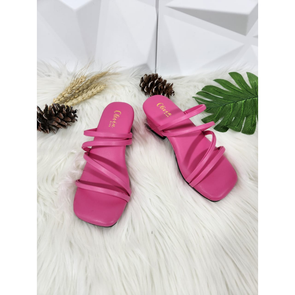 Sandal heels anak hak tahu ukuran kecil 26/30 - AMOR KIDS 01