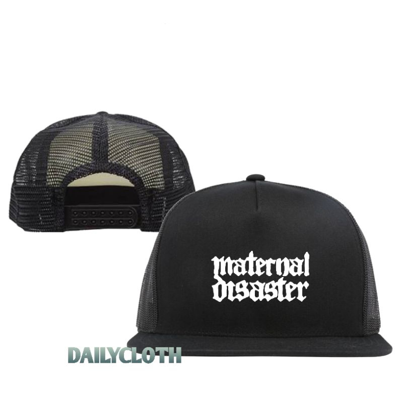 TOPI SNAPBACK JARING/TOPI TRUCKER MATERNAL PRIA WANITA LOKAL BRAND MATERNAL DISASTER