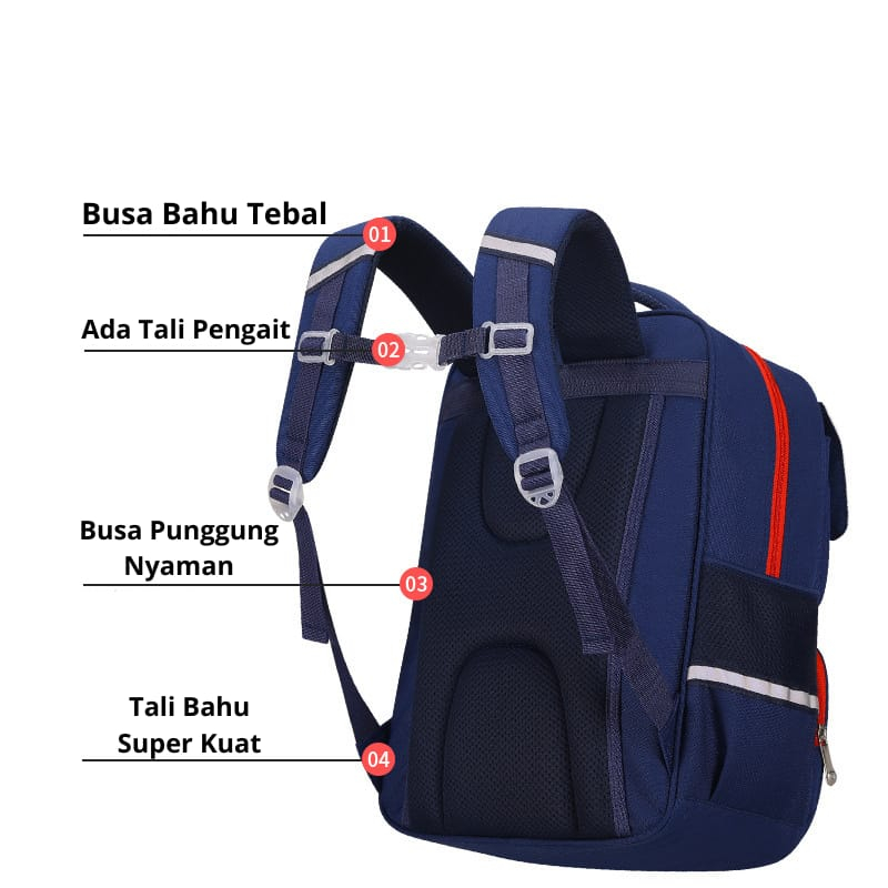 BK166 - TAS SEKOLAH TAS RANSEL ANAK TAS ANAK TAS SEKOLAH ANAK TAS RANSEL SEKOLAH