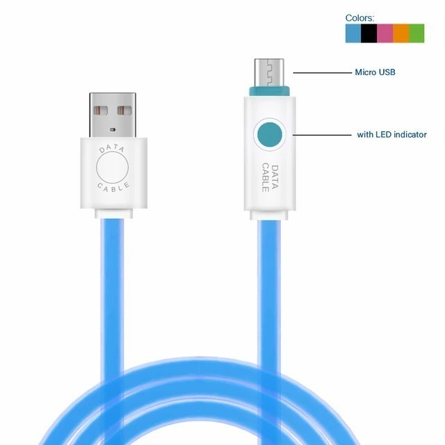 BC - Kabel Data MICRO TYPE C LIGHTINING Auto Smart Power Off with LED light