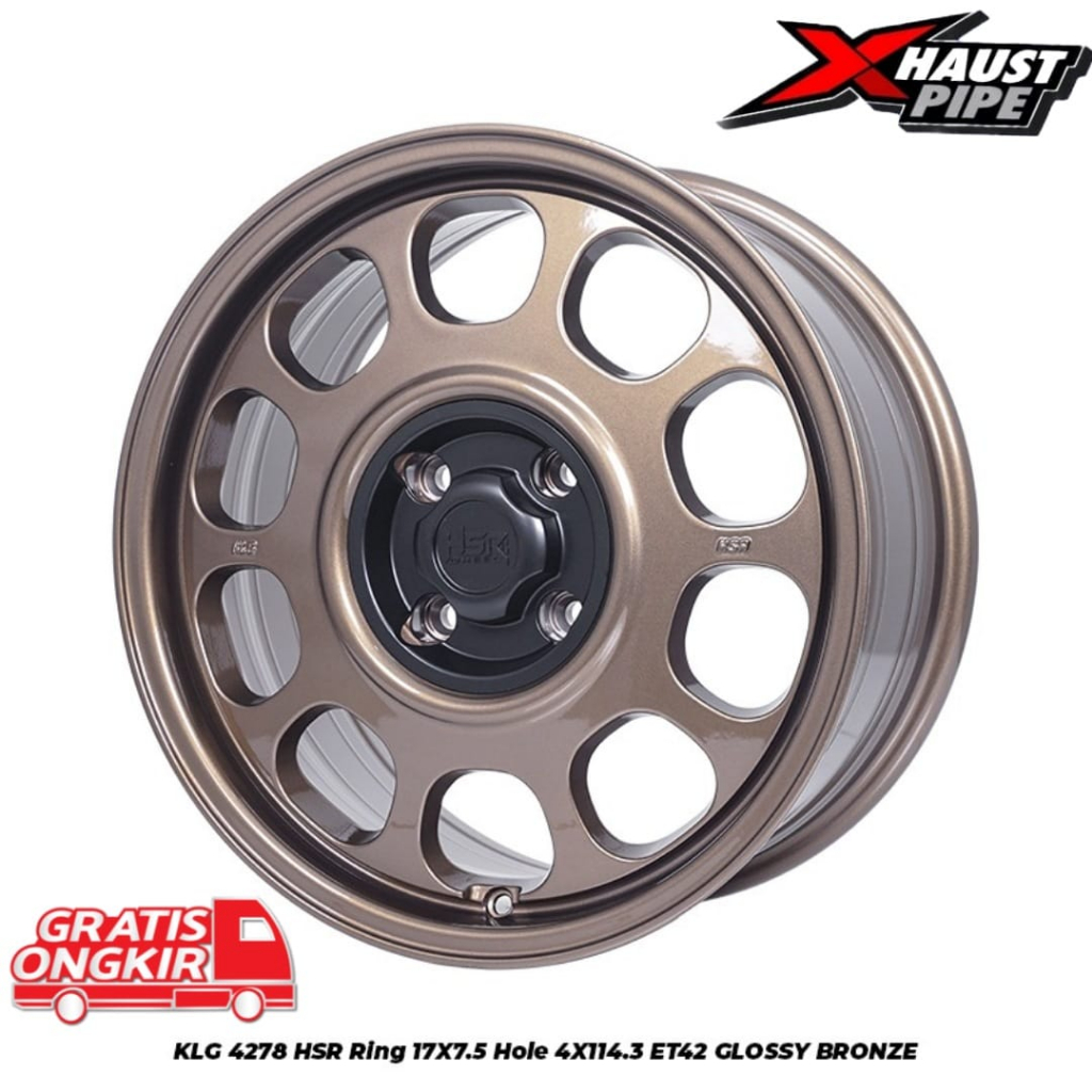 VELG MOBIL MODEL KALENG DARI HSR RING 14 PCD 4X114.3 MOBIL AVANZA XENIA