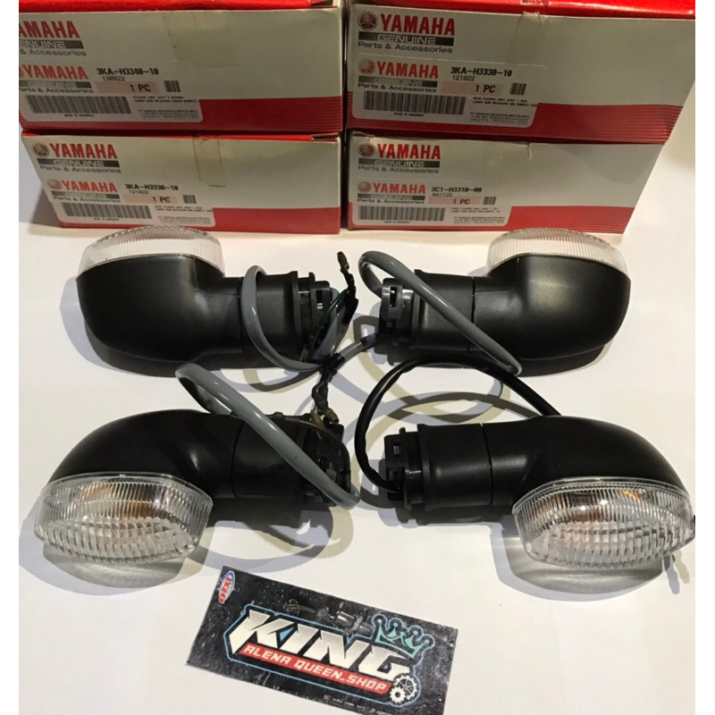 LAMPU SEN/SEIN RX-KING/RX KING NEW PEREDAM SET DEPAN BELAKANG ORIGINAL YAMAHA GENUINE PARTS