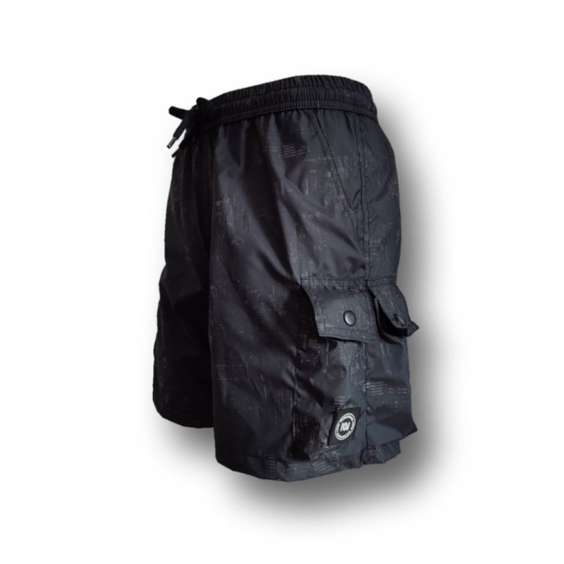 TROUBLEMAKER SWIMSHORT CARGO REFLECTIVE - GUMLOCK ABSTRAK - SHORTPANT - BOARDSHORT