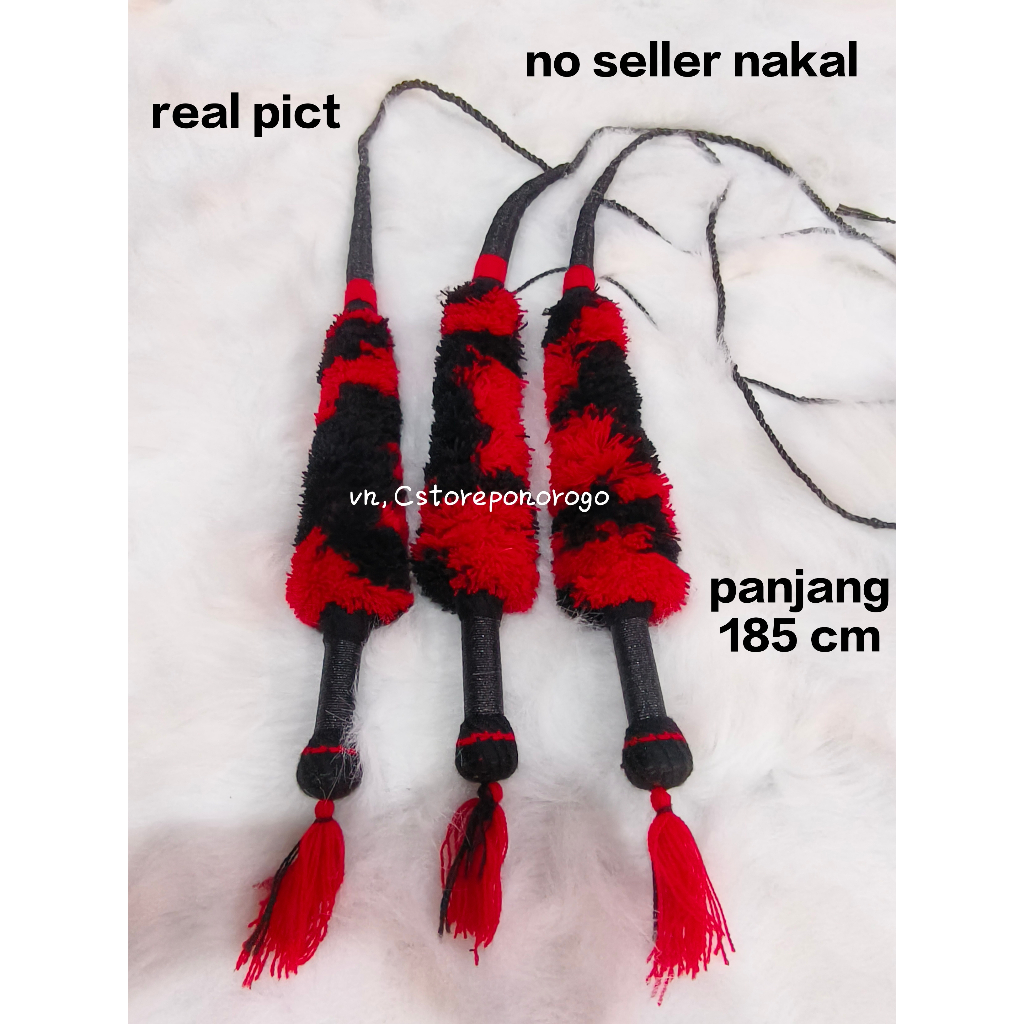 PECUT BOPO ANAK 70RB / pecut / cemeti / cambuk / barongan / reog / devil / ganongan / topeng ganong 