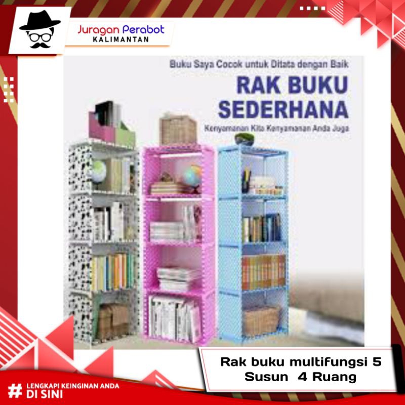 Rak Buku Portable Jeon / Rak Buku GSF / Rak Buku Portable Vanstar