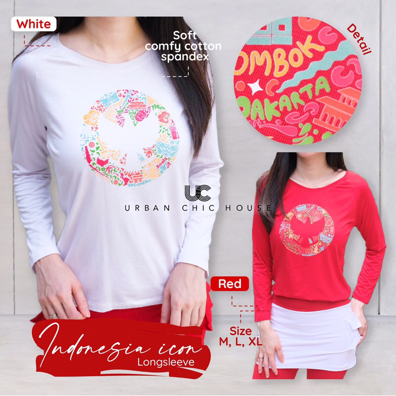 URBAN - Indonesia Icon Long Sleeve Olahraga