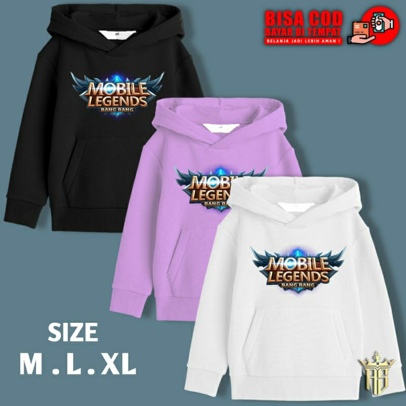 JAKET HOODIE ANAK MOBILE LEGENDS MOTIF HERO LING