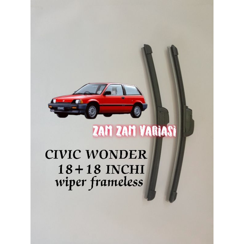 wiper kaca depan mobil Civic wonder