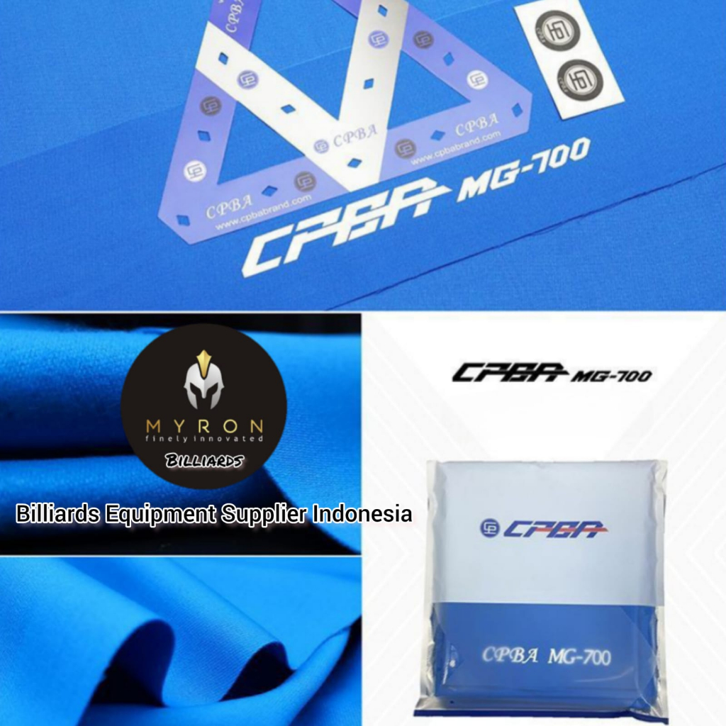 Kain Laken Cpba Mg-700~Electric Blue~Billiard Cloth 9 Feet