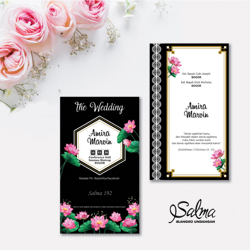 Blangko Undangan Pernikahan SALMA  192 | vistakertas