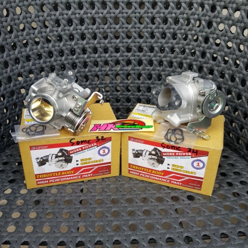 THROTTLE BODY BRT TB SONIC NEW 32mm 34mm
